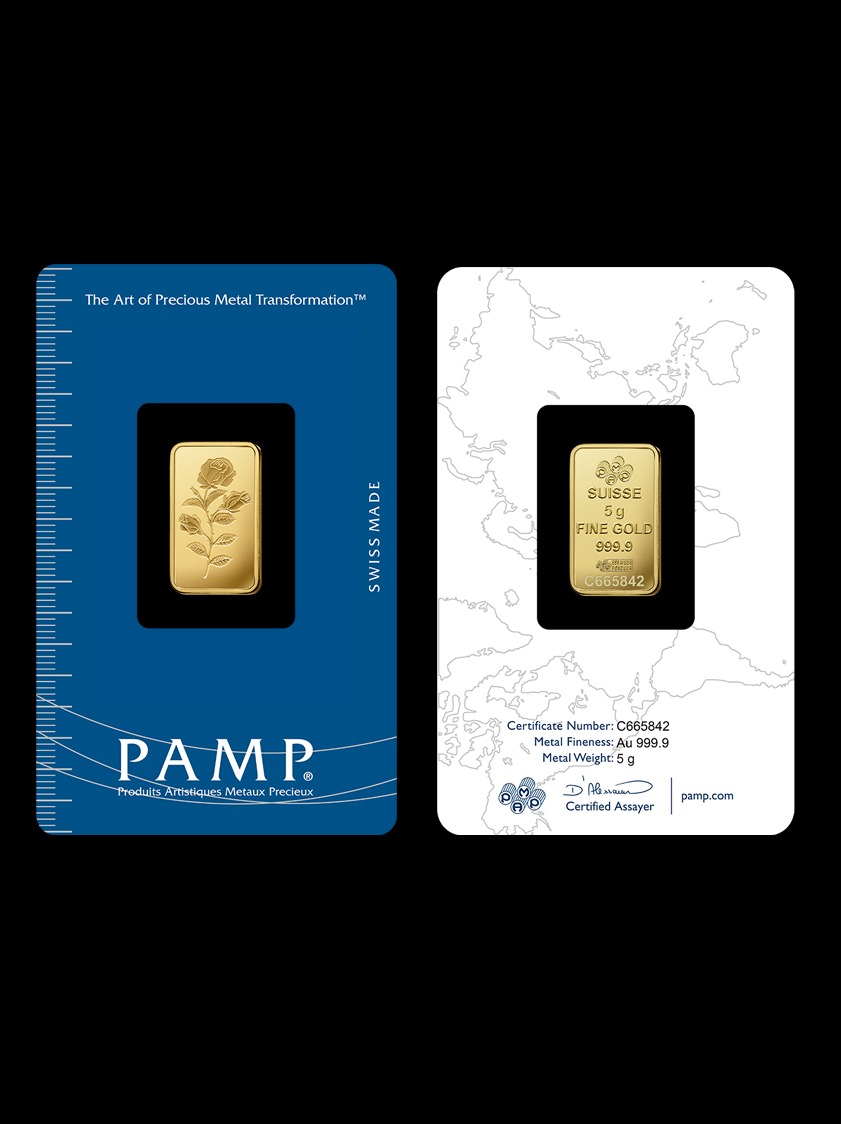 Rosa Gold Minted Bar 5g – SW23718